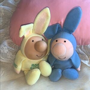 Ziggy Easter bunny dolls vintage 80s
Set of 2